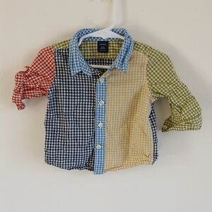 Baby Gap Colorblock Shirt Size 6 Months